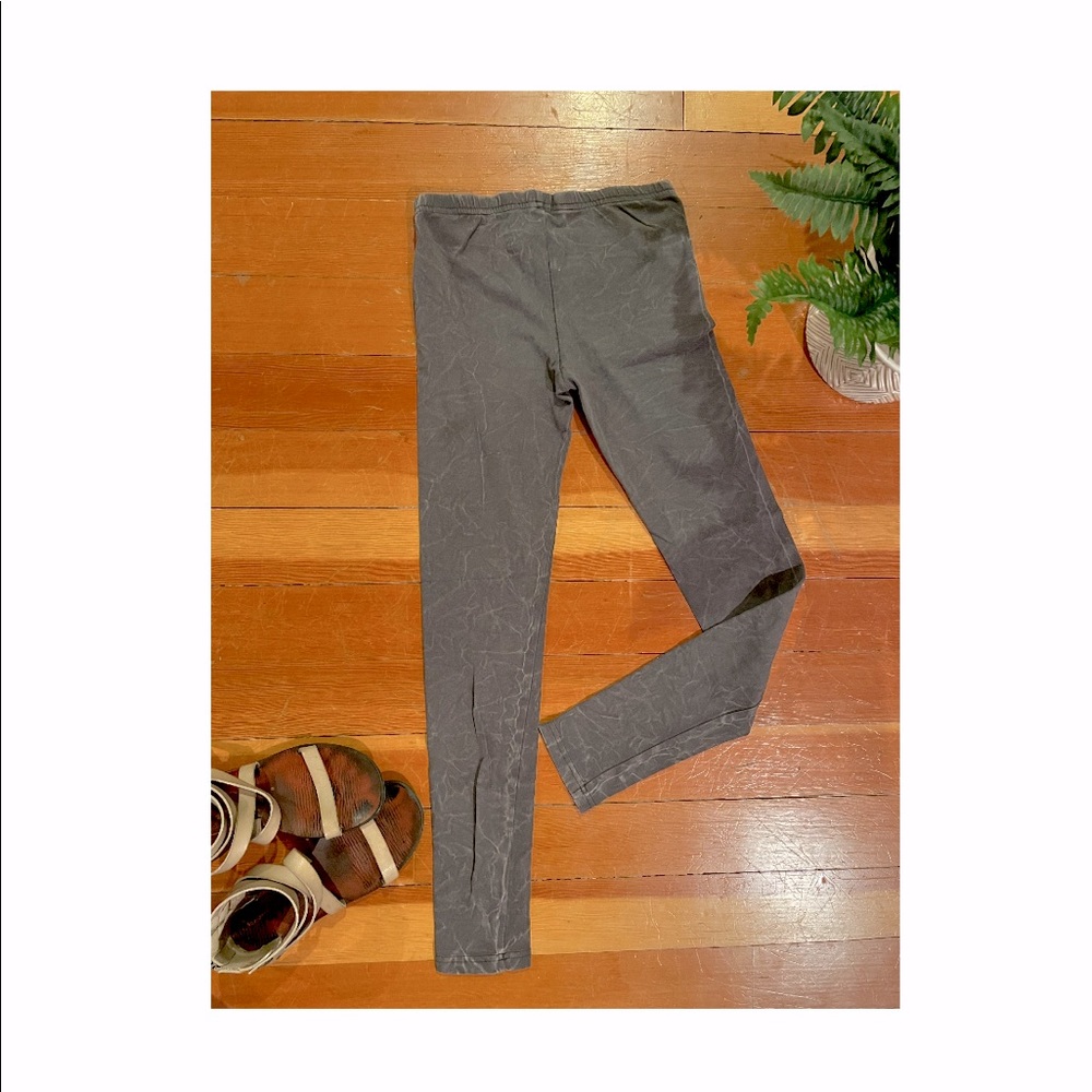So Girl’s Perfect Legging Gray Acid Wash Effect